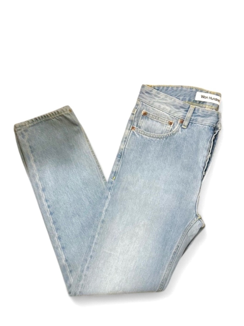 Won Hundred Light Blue Slim Straight Men’s Denim Jeans Size W28 x L30